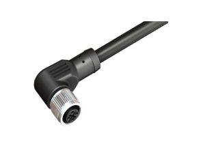 Złącze i kabel ze złączem Kątowe M12 x Jednostronne, 4 A, 250 V, dł. 20m, IP67, RS PRO