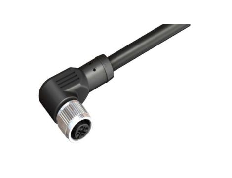 Złącze i kabel ze złączem Kątowe M12 x Jednostronne, 4 A, 250 V, dł. 20m, IP67, RS PRO
