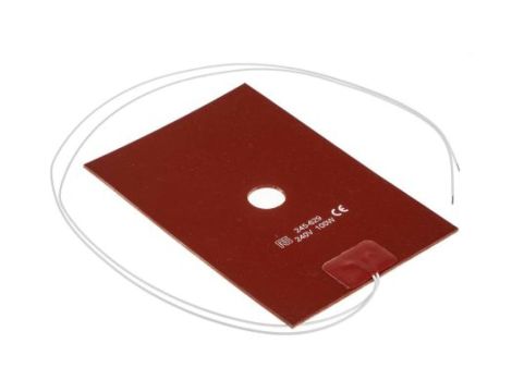 Silicone Heater Mat 100 W 240 V AC 100 x 150mm