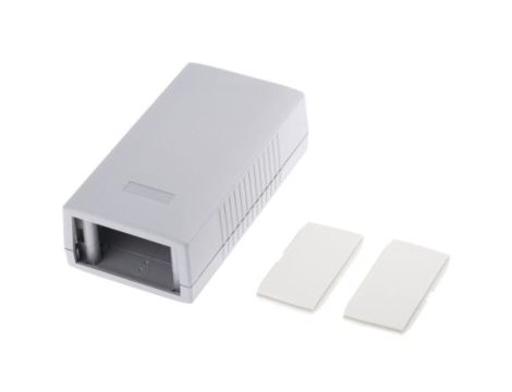 Obudowa urządzeń elektronicznych IP54, ABS, Szary, 150 x 80 x 45mm, RS PRO