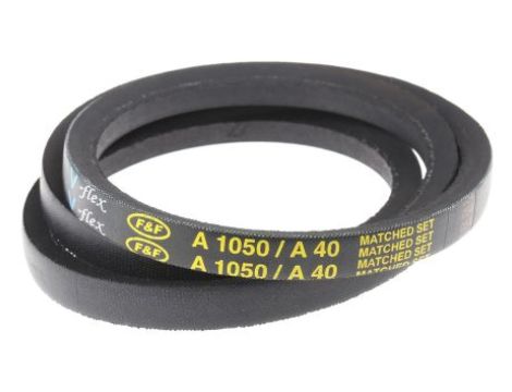 Pas napędowy, profil A, materiał: PET, guma, 13mm x 8mm x 1.01m, RS PRO