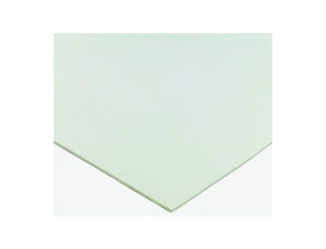 Arkusz z gąbki gumowej, Biały, 1.25g/cm, 600mm x 600mm x 6mm, RS PRO