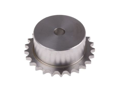 Koło łańcuchowe drabinkowe, 25 zębów, 06B-1, Pilot, śr otworu: 14mm, śr toczna: 76mm, Stal