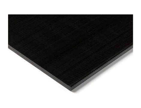 Arkusz tworzywa sztucznego Czarny, 500mm x 300mm x 16mm