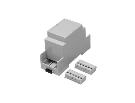 Zestaw obudowy szyny DIN, 36 x 90 x 58mm, materiał: Poliwęglan, kolor: Jasnoszary, IP20, RS PRO