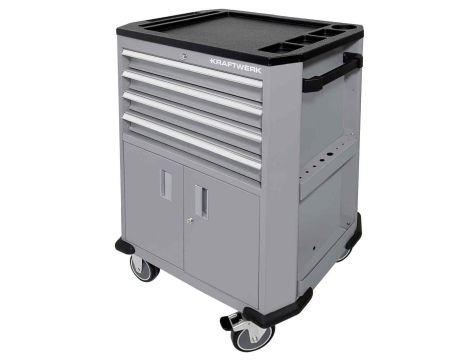 WÓZEK NARZĘDZIOWY P206 4 SZUFLADY + SZAFKA - 2