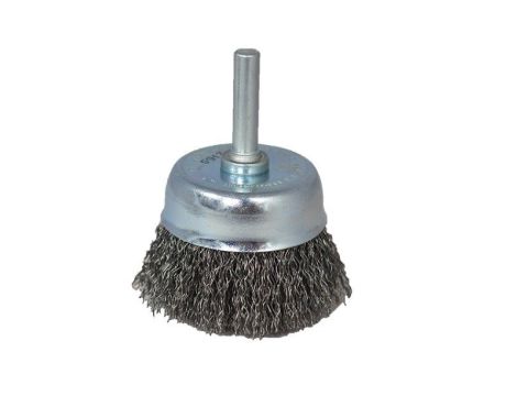 SZCZOTKA GARNKOWA 50MM Z TRZPIENIEM DRUT FAL STAL