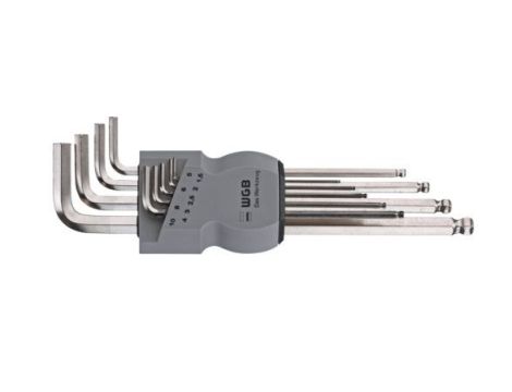 ZESTAW KLUCZY TRZPIENIOWYCH HEX Z KULKĄ 1.5-10MM