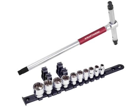 ZESTAW KLUCZY NASADOWYCH COMBI 3/8" (11) - 2