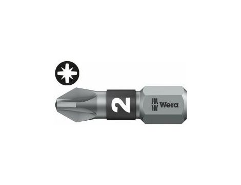 851/1 BTZ BIT 1/4" PH1X25 (10) /WERA/