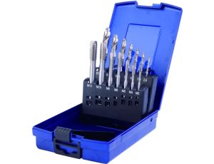 ZESTAW GWINTOWNIKÓW DIN371B HSS-G M3-M12+WIERTŁA