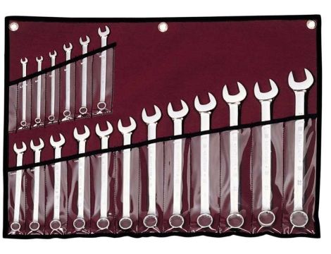 ZESTAW KLUCZY PŁASKO-OCZKOWYCH 5.5-22 (18)