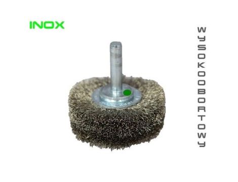 SZCZOTKA TARCZOWA 70X18 Z TRZPIENIEM DRUT FAL INOX