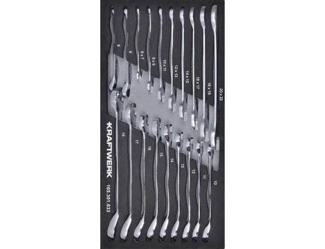 Zestaw 19 kluczy ręcznych w piance EVA 20x40