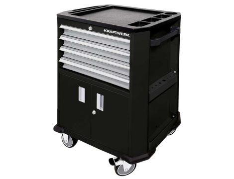 WÓZEK NARZĘDZIOWY P206 4 SZUFLADY + SZAFKA