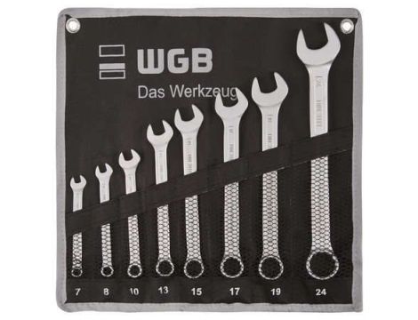 ZESTAW KLUCZY PŁASKO-OCZKOWYCH 6-22 (12) W ETUI