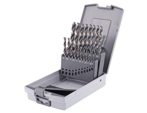 ZESTAW 19 WIERTEŁ DIN338 HSS-G MASTER 1-10MM/0,5