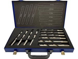 ZESTAW 10 WIERTEŁ PODTOCZONYCH HSS-GK 14,0-20,0MM