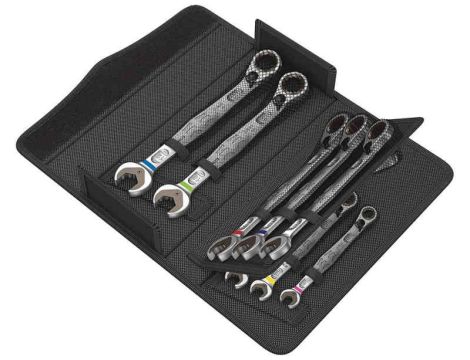 Zestaw kluczy płasko-oczkowych z grzechotką Joker