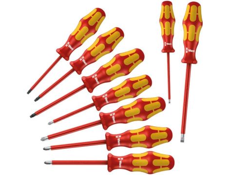 ZESTAW WKRĘTAKÓW VDE PH PZ PZ/S TX PŁ (9) /WERA/