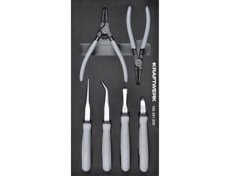 Zestaw 8 szczypiec w piance EVA 20x40