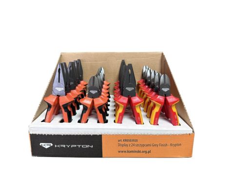 Display z 24 szczypcami 2K+VDE 2K Grey Finish