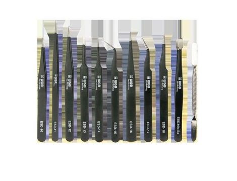 ZESTAW PĘSET ESD - 11szt. w etui