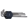 ZESTAW KLUCZY TRZPIENIOWYCH TORX TX10-TX50