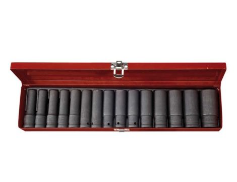 ZESTAW NASADEK MASZYNOWYCH 1/2" DŁUGICH 10-30MM