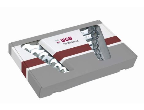 ZESTAW KLUCZY PŁASKO-OCZKOWYCH ODSADZONYCH 8-19/8