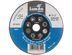 TARCZA T41 * 76x1,0x10,00 A46S-BF INOX