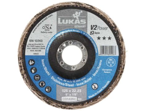 ŚCIERNICA LISTKOWA V2 POWER 125 Ceramic 40