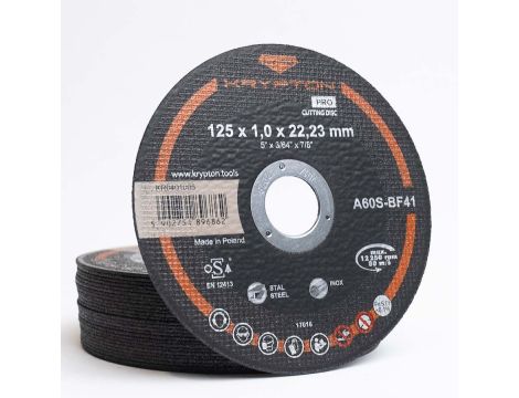 Tarcza tnąca T41 Pro A60S 125x1.0x22 KRYPTON - 2