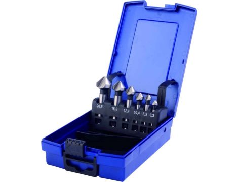 ZESTAW 6 POGŁĘBIACZY HSS DIN335C 6.3-20.5