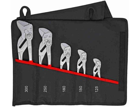 Zestaw szczypco-kluczy w etui 125/150/180/250/300