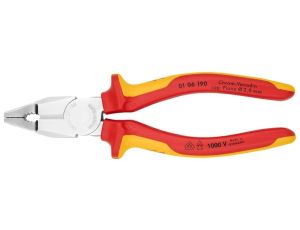 Szczypce uniwersalne chromowane 160mm VDE