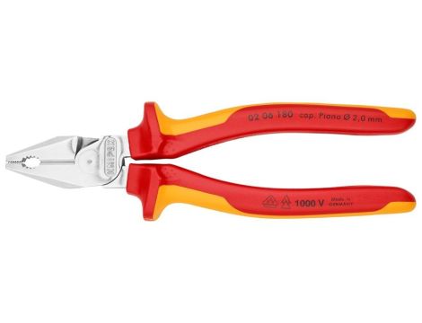 Szczypce o zwiększonym przełożeniu 200mm 2K VDE