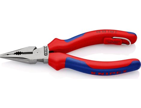Szczypce uniwersalne spiczaste z zaczepem zabezpie
