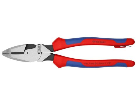 Szczypce do kabli z zaczepem zabezpieczającym