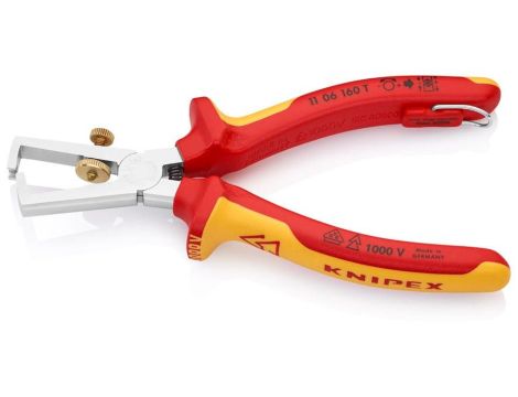 Szczypce do ściągania izolacji 160mm VDE 2K - 2