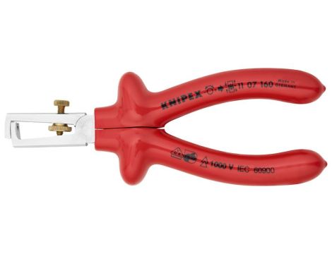 Szczypce czołowe do ściągania izolacji 160mm VDE