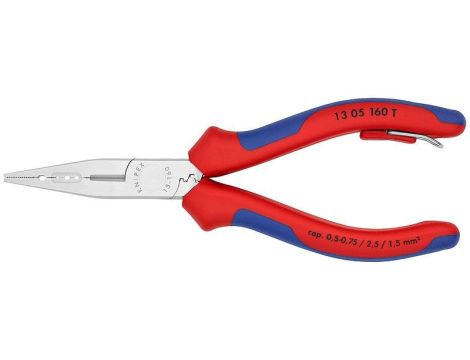Szczypce do obróbki kabli i przewodów z zaczepem z