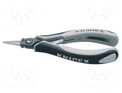 Szczypce precyzyjne dla elektroników, szczęki okrą