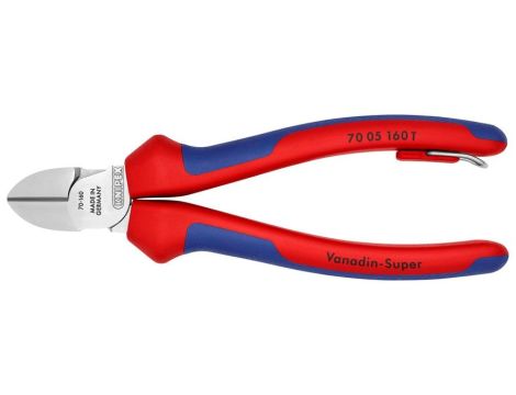 Szczypce tnące boczne z zaczepem zabezpieczającym