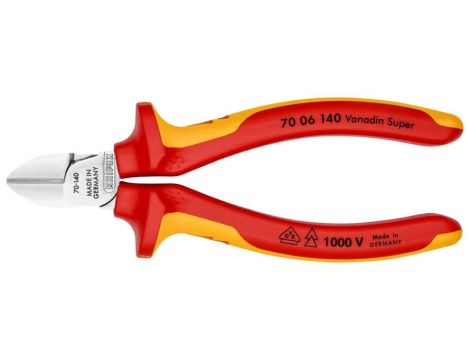 Szczypce tnące boczne 140mm VDE