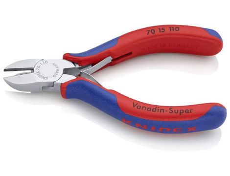 Szczypce tnące boczne chromowane 110mm - 2