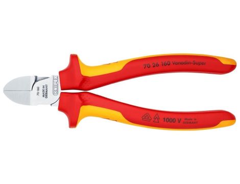 Szczypce tnące boczne 160mm VDE