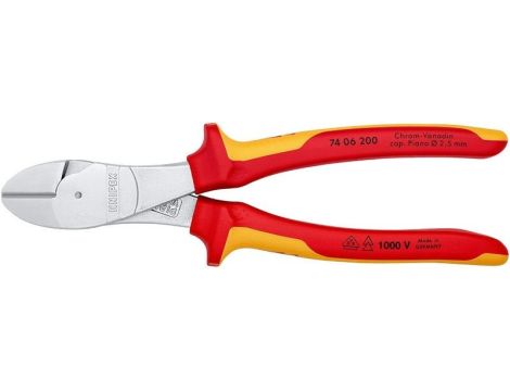 Szczypce tnące boczne o zwiększonym przełożeniu