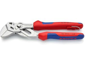 Szczypce-klucz z zaczepem zabezpieczającym