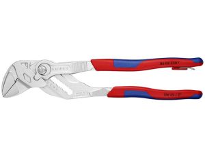 Szczypce-klucz z zaczepem zabezpieczającym